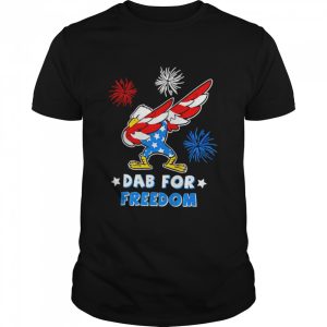 Dab for freedom American independence shirt