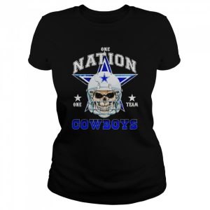 Dallas Cowboys Skull nation one team shirt