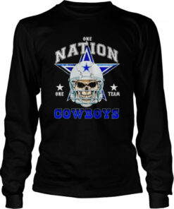 Dallas Cowboys Skull nation one team shirt 2 Dallas Cowboys Skull nation one team shirt 3