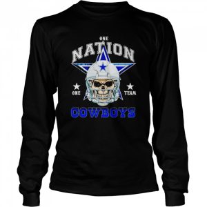 Dallas Cowboys Skull nation one team shirt 3