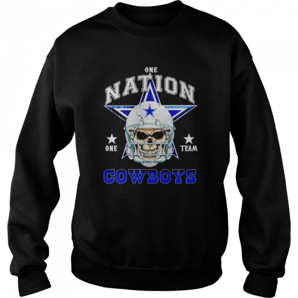 Dallas Cowboys Skull nation one team shirt