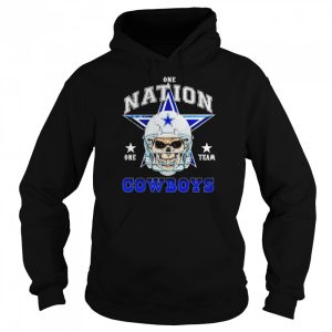 Dallas Cowboys Skull nation one team shirt 5