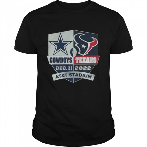 Dallas Cowboys Vs Houston Texans Dec 11 2022 AT&ampT Stadium Shirt