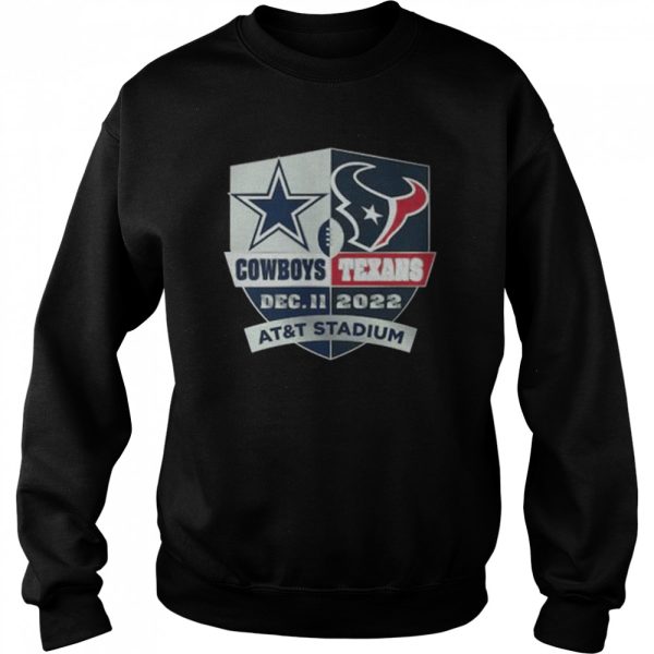 Dallas Cowboys Vs Houston Texans Dec 11 2022 AT&ampT Stadium Shirt