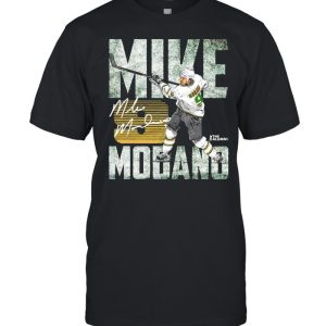 Dallas Stars Mike Modano #9 hit the ball shirt