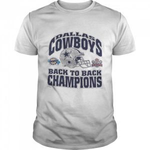 Dallas cowboys back to back champions shirt