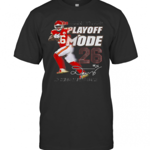 Damien Williams Playoff Mode 26 Kicking It Into Gear KC Chiefs T-Shirt