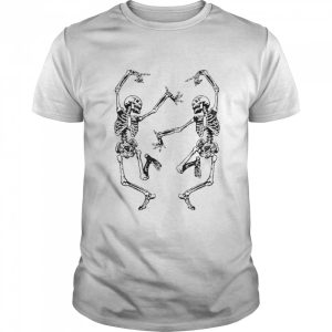 Dance Of Death Macabre Skeleton Skull Halloween shirt