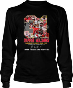 Darrel Williams Kansas City Chiefs 2018 2021 Super Bowl Champions Signatures Thank You For The Memories Shirt 3