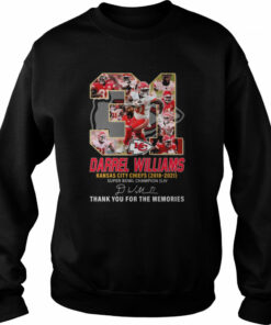 Darrel Williams Kansas City Chiefs 2018 2021 Super Bowl Champions Signatures Thank You For The Memories Shirt 4