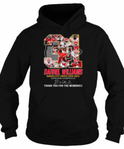 Darrel Williams Kansas City Chiefs 2018 2021 Super Bowl Champions Signatures Thank You For The Memories Shirt 5