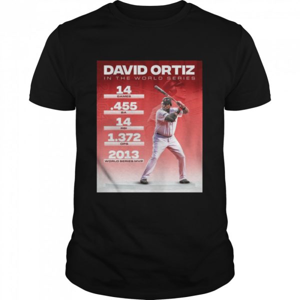 David Ortiz In The World Series 2022 shirt