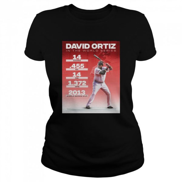 David Ortiz In The World Series 2022 shirt