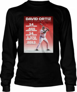 David Ortiz In The World Series 2022 shirt 3