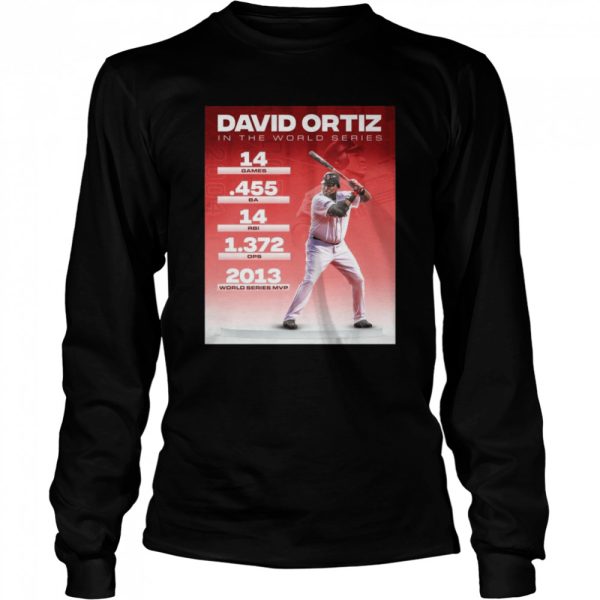 David Ortiz In The World Series 2022 shirt