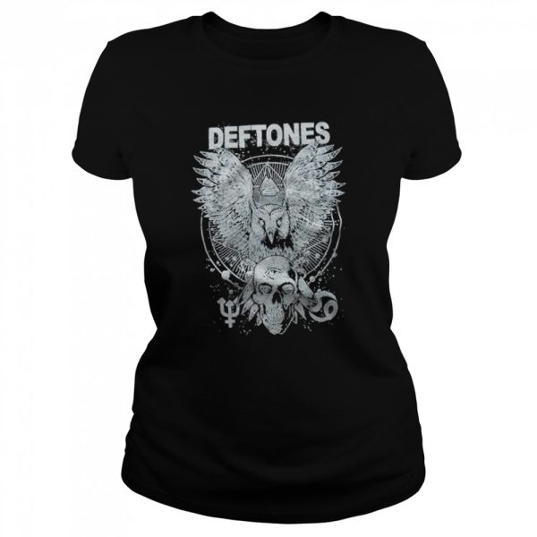 Deftones owl and skull shirt