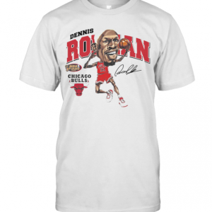 Dennis Rodman Chicago Bulls Signature T-Shirt