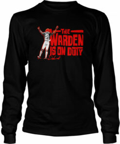 Denzel Ward Cleveland Browns warden's on duty signature shirt 3