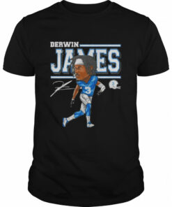 Derwin James Los Angeles Chargers cartoon signature shirt 1