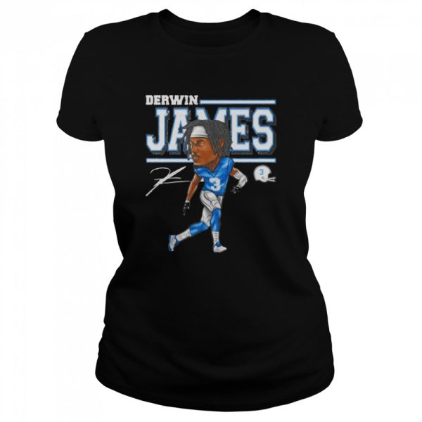 Derwin James Los Angeles Chargers cartoon signature shirt