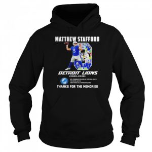 Detroit Lions Matthew Stafford 2009 2020 thanks for the memories shirt 5