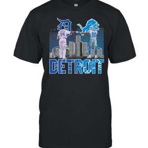 Detroit Miguel Cabrera Trey Flowers signatures shirt