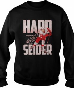Detroit Red Wings Moritz Seider hard seider bold signature shirt 3 Detroit Red Wings Moritz Seider hard seider bold signature shirt 4