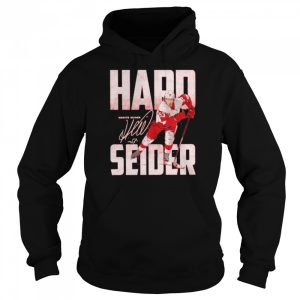 Detroit Red Wings Moritz Seider hard seider bold signature shirt 5