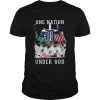 Detroit Tigers one nation under god American flag 2022 shirt