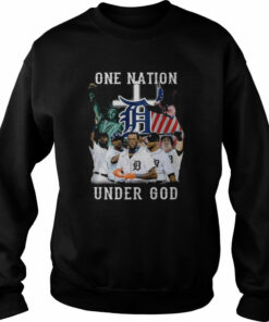 Detroit Tigers one nation under god American flag 2022 shirt 4