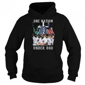 Detroit Tigers one nation under god American flag 2022 shirt 5