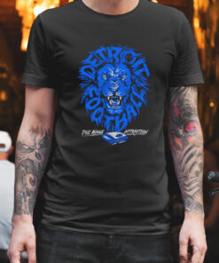 Detroit football the mane attraction shirt 1
