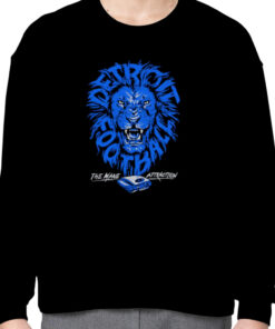 Detroit football the mane attraction shirt 2