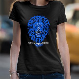 Detroit football the mane attraction shirt 4