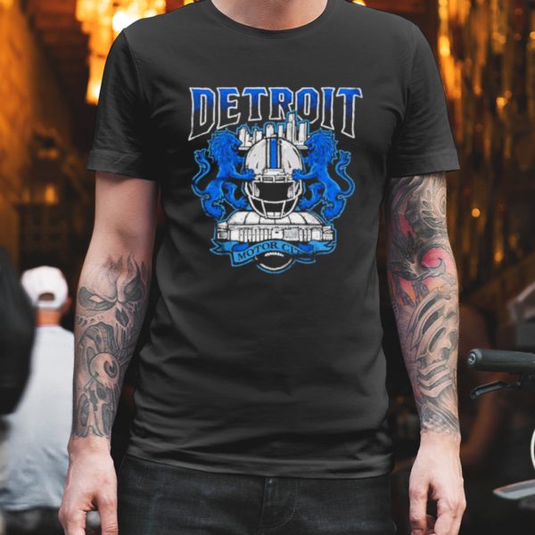 Detroit motor city football shirt