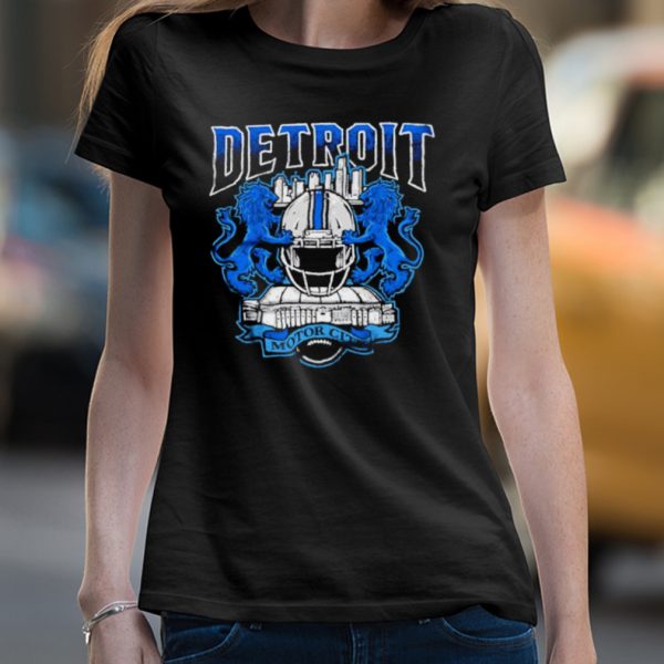 Detroit motor city football shirt