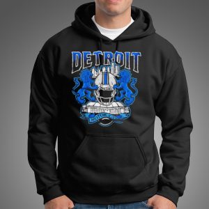 Detroit motor city football shirt 5