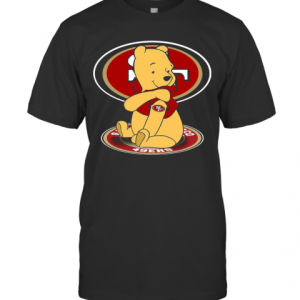 Disney Pooh Tattoo San Francisco 49Ers Logo T-Shirt