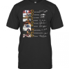 Doctor Who Characters Signatures T-Shirt
