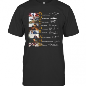 Doctor Who Characters Signatures T-Shirt