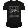 Dolphin Ugly Christmas Pattern X Mas Holiday Cute T Shirt