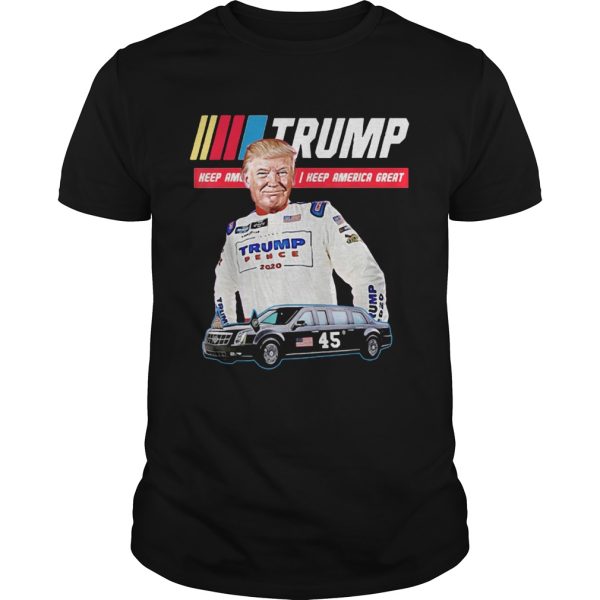 Donald Trump The Beast Presidential Limo Race Car 45 shirt