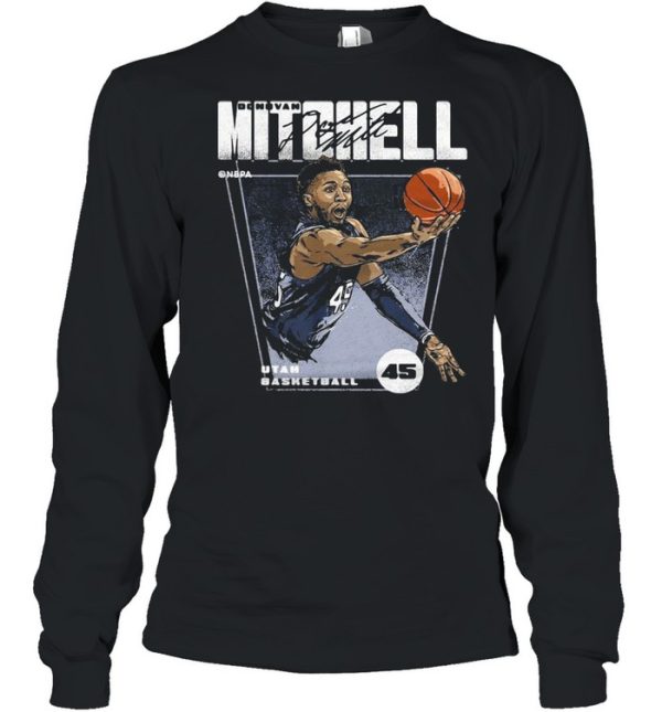 Dong Van Mitchell Utah Basketball shirt