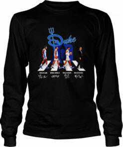 Duke Abbey Road Mark Williams Wendell Moore Jr Paolo Banchero Mike Kryzewski signatures shirt 2 Duke Abbey Road Mark Williams Wendell Moore Jr Paolo Banchero Mike Kryzewski signatures shirt 3