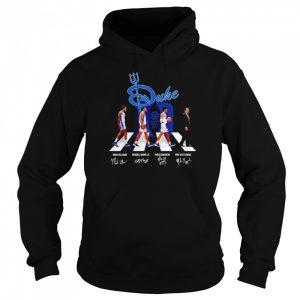 Duke Abbey Road Mark Williams Wendell Moore Jr Paolo Banchero Mike Kryzewski signatures shirt 5