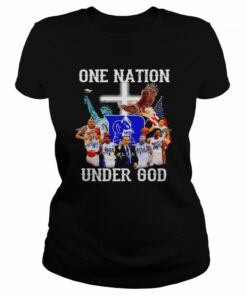 Duke Blue Devils one nation under God signatures T shirt 2