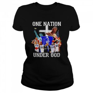 Duke Blue Devils one nation under God signatures T-shirt