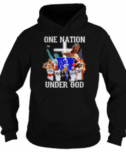 Duke Blue Devils one nation under God signatures T shirt 5