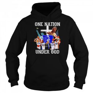 Duke Blue Devils one nation under God signatures T shirt 5