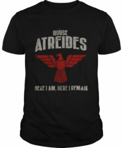 Dune House Atreides Here I Am Here I Remain Sci Fi Novel shirt 1